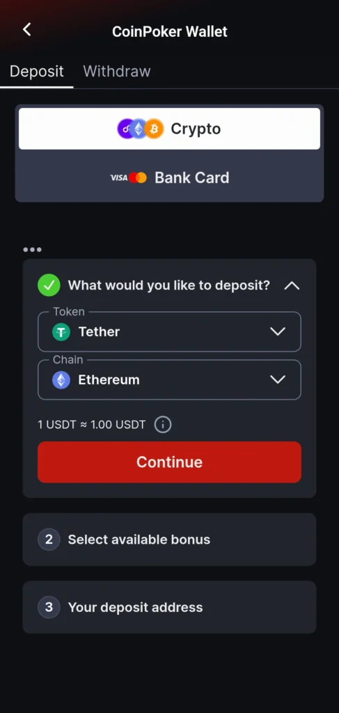 Kripto ve Banka Kartı İle Uyumlu