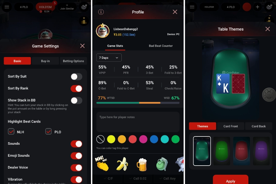 PLO6 Oyuncuları İçin En İyi Poker Özellikleri