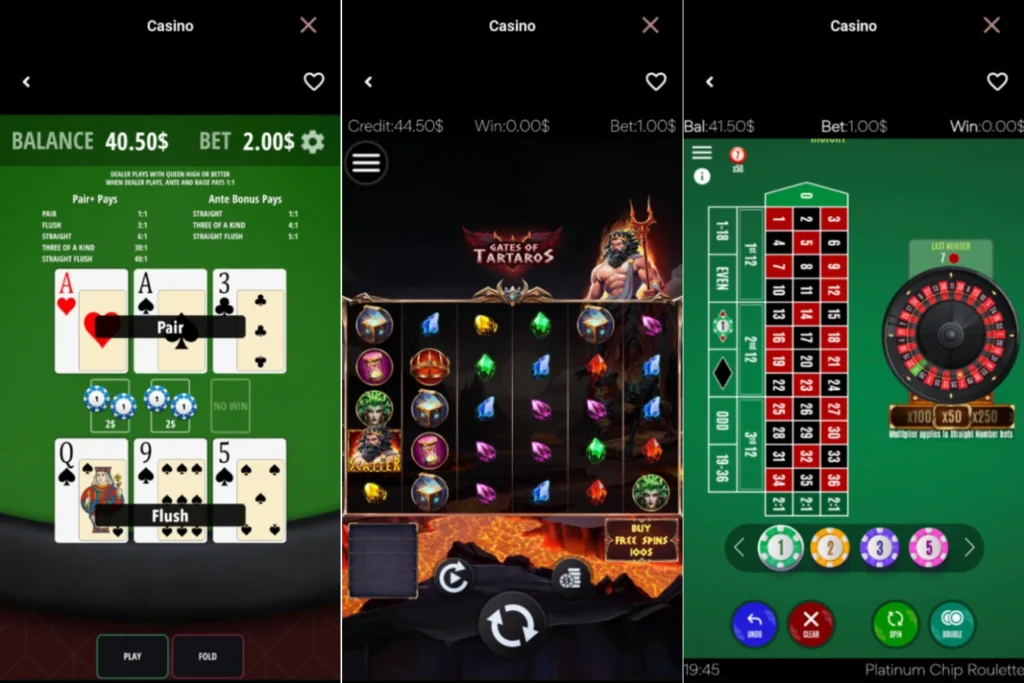 Mobil & Bilgisayarda Canlı Casino Oyunları Oynayın