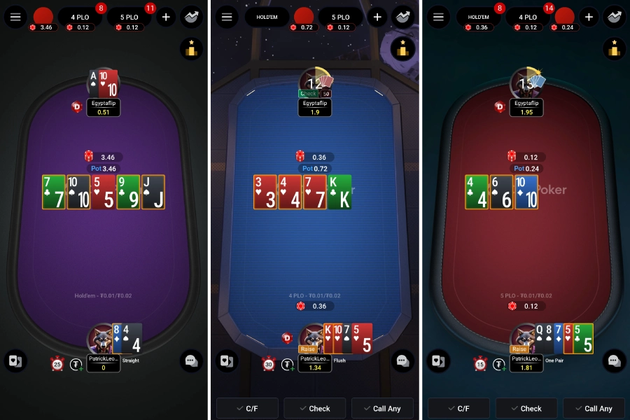 Modern Bir Gerçek Para Online Poker Uygulamasına Sahibiz