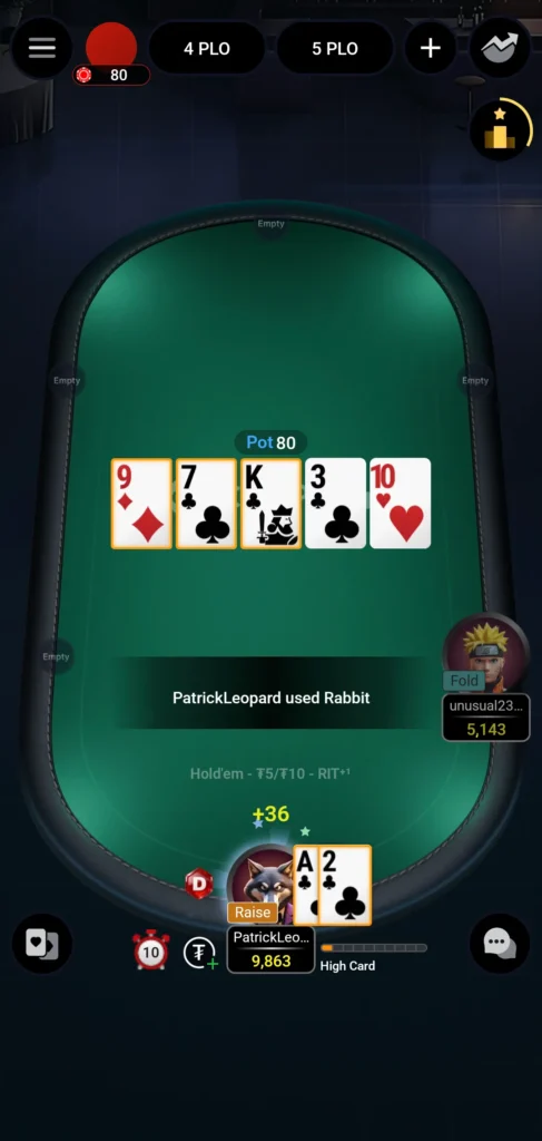 Texas Hold'em (NLH)